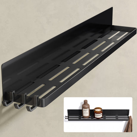 glasvilla Duschablage ohne Bohren, Duschregal magnetisch, selbstklebende Badezimmerablage zur Wandmontage  Reglo-01