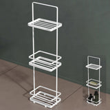 Estantería de baño Glasvilla Reglo-02,  Estante de pie metálico de 3 niveles