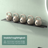 glasvolla Duschablage zum Bohren oder Kleben Duschregal Badablage aus Aluminium Badezimmerablage zur Wandmontage Badezimmer Organizer Reglo-06