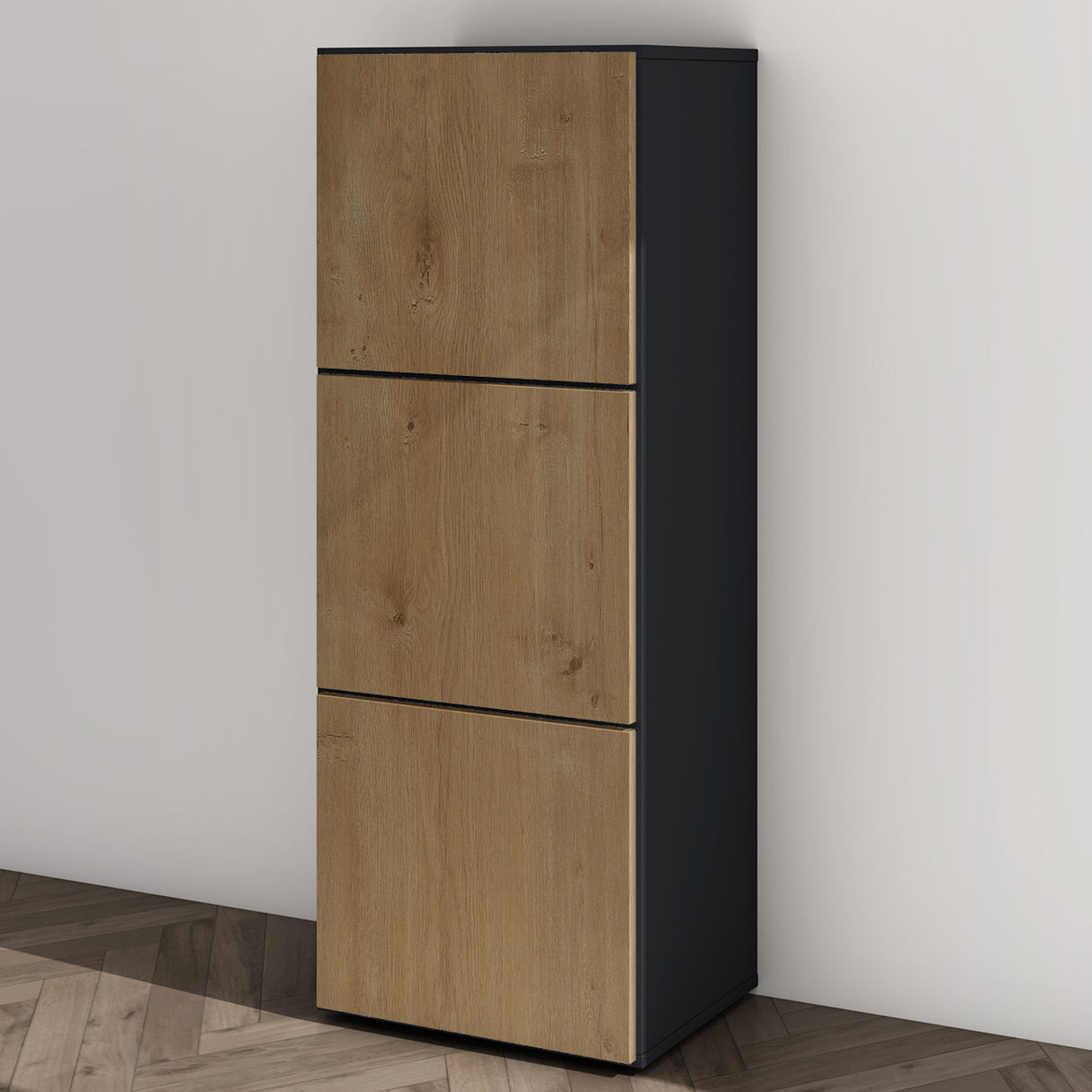 glasvilla Meuble à Chaussures Coffre à Chaussures avec 3 Compartiments LTH 45x36x120 cm Meuble à Chaussures 02