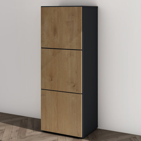 glasvilla Meuble à Chaussures Coffre à Chaussures avec 3 Compartiments LTH 45x36x120 cm Meuble à Chaussures 02