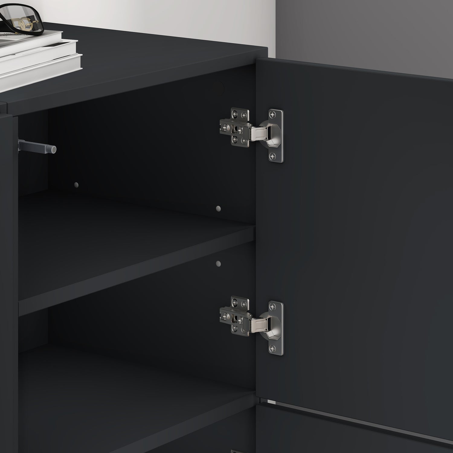 glasvilla Meuble à Chaussures Coffre à Chaussures avec 3 Compartiments LTH 45x36x120 cm Meuble à Chaussures 02