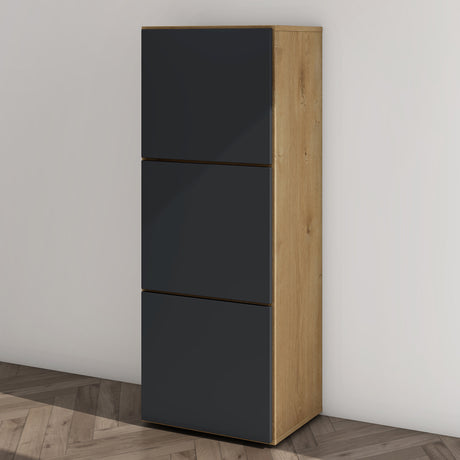 glasvilla Meuble à Chaussures Coffre à Chaussures avec 3 Compartiments LTH 45x36x120 cm Meuble à Chaussures 02