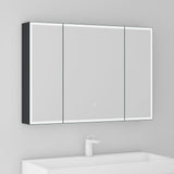 glasvilla Armoire de Toilette avec Éclairage LED Armoire de Toilette Armoire Murale Miroir de Salle de Bain Armoire Miroir-04