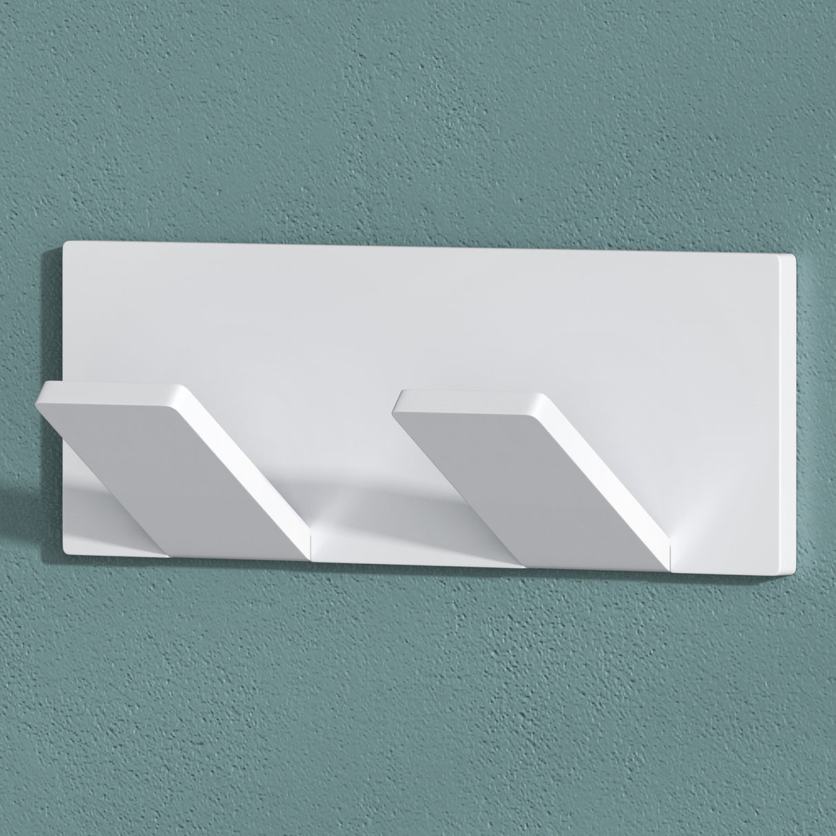 glasvilla Wandgarderobe Wandhaken aus Aluminium Garderobe mit klappbaren Haken Garderobenleiste Garderobenhaken Kleiderhaken Stalo-02+03