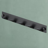 glasvilla Wandgarderobe Wandhaken aus Aluminium Garderobe mit klappbaren Haken Garderobenleiste Garderobenhaken Kleiderhaken Stalo-02+03