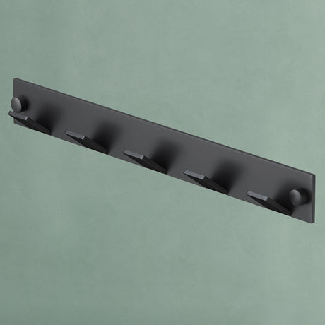 Glasvilla Design Perchero de Pared con Ganchos Plegables Stalo-02+03 – Aluminio Minimalista y Elegante