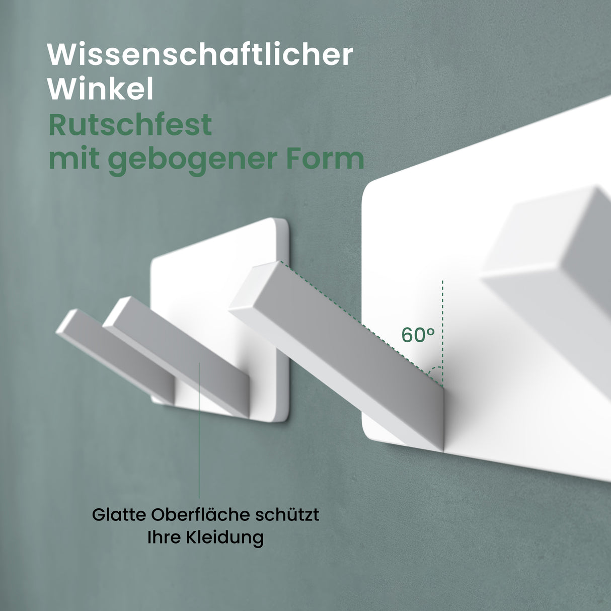 Porte-manteau mural Glasvilla, crochets muraux en aluminium, porte-manteau avec crochets pliables, tringle à vêtements, crochets pour vêtements Stalo-04+05 