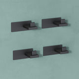 glasvilla Patères Porte-Manteau Mural Crochets Muraux en Acier Inoxydable à Manteaux Stalo-06+Stalo-07