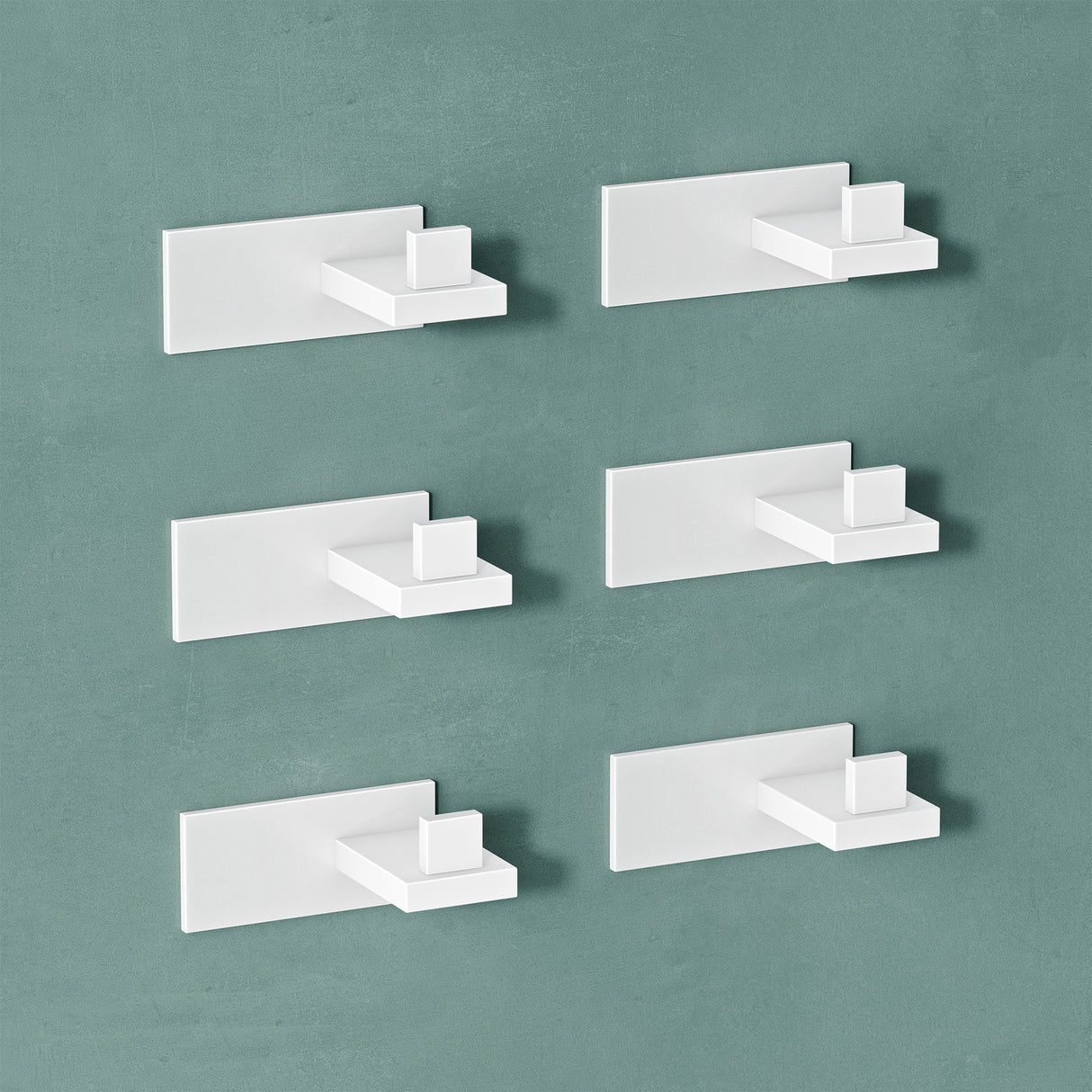 glasvilla Patères Porte-Manteau Mural Crochets Muraux en Acier Inoxydable à Manteaux Stalo-06+Stalo-07