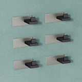 glasvilla Patères Porte-Manteau Mural Crochets Muraux en Acier Inoxydable à Manteaux Stalo-06+Stalo-07