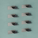 glasvilla Patères Porte-Manteau Mural Crochets Muraux en Acier Inoxydable à Manteaux Stalo-06+Stalo-07