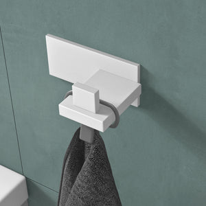 Glasvilla Design – Ganchos de pared de acero inoxidable Stalo-06 / Stalo-07 con montaje adhesivo o atornillado