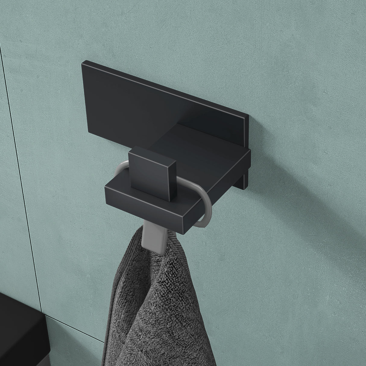 glasvilla Patères Porte-Manteau Mural Crochets Muraux en Acier Inoxydable à Manteaux Stalo-06+Stalo-07