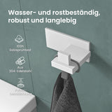 glasvilla Patères Porte-Manteau Mural Crochets Muraux en Acier Inoxydable à Manteaux Stalo-06+Stalo-07