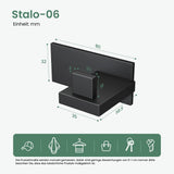 glasvilla Patères Porte-Manteau Mural Crochets Muraux en Acier Inoxydable à Manteaux Stalo-06+Stalo-07