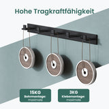 glasvilla Patères Porte-Manteau Mural Crochets Muraux en Acier Inoxydable à Manteaux Stalo-06+Stalo-07