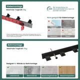 glasvilla Patères Porte-Manteau Mural Crochets Muraux en Acier Inoxydable à Manteaux Stalo-06+Stalo-07