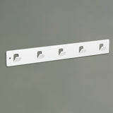 glasvilla Appendiabiti da Parete con 5 Ganci, Attaccapanni da Muro in Metallo, Strato Antiruggine, Ganci Appendiabiti per Camera da Letto, Ingresso, Cucina, Bagno, Stalo-14