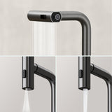 glasvilla Wasserhahn Küche Küchenarmatur mit Brause Ausziehbar, Küchenwasserhahn 360°Schwenkbar 3 Sprühfunktionen, Mischbatterie Spültischarmatur aus Edelstahl Turnix-02