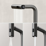 glasvilla Wasserhahn Küche Küchenarmatur mit Brause Ausziehbar, Küchenwasserhahn 360°Schwenkbar 3 Sprühfunktionen, Mischbatterie Spültischarmatur aus Edelstahl Turnix-02