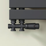 Glasvilla Design – Válvula termostática para radiador con regulador de temperatura (6°–28°C)