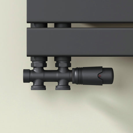 Glasvilla Design – Válvula termostática para radiador con regulador de temperatura (6°–28°C)