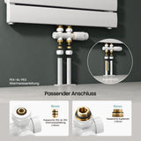 Glasvilla Design – Válvula termostática para radiador con regulador de temperatura (6°–28°C)