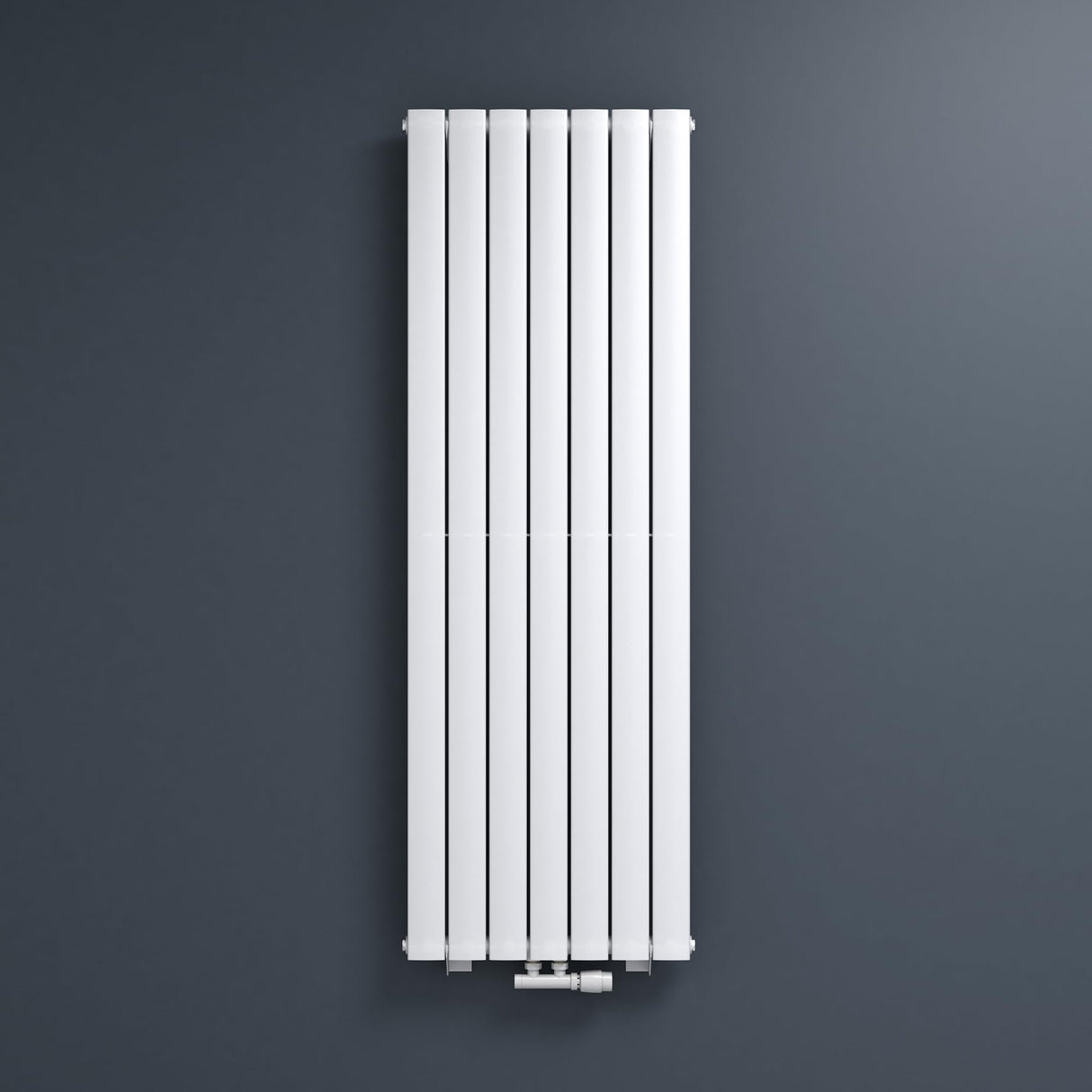 glasvilla Radiateur de Salle de Bain à Raccordement Central Plat et à Raccordement Latéral Radiateur à Panneau Chauffage de Salle de Bain Monocouche en Acier FV