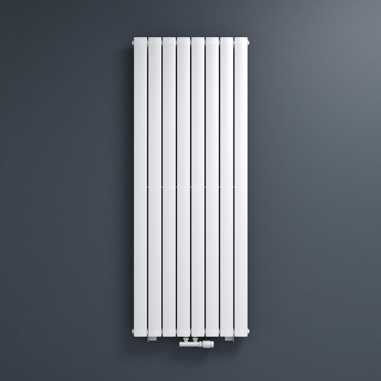 glasvilla Radiateur de Salle de Bain à Raccordement Central Plat et à Raccordement Latéral Radiateur à Panneau Chauffage de Salle de Bain Monocouche en Acier FV