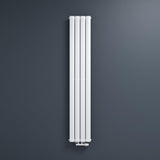 glasvilla Radiateur de Salle de Bain à Raccordement Central Plat et à Raccordement Latéral Radiateur à Panneau Chauffage de Salle de Bain Monocouche en Acier FV