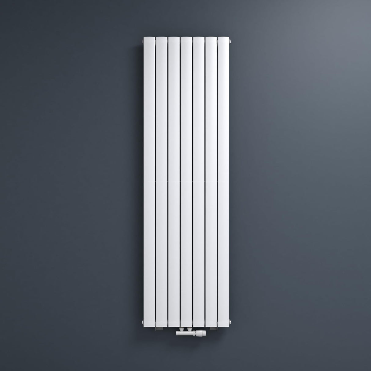 glasvilla Radiateur de Salle de Bain à Raccordement Central Plat et à Raccordement Latéral Radiateur à Panneau Chauffage de Salle de Bain Monocouche en Acier FV