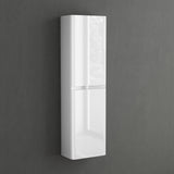 glasvilla Seitenschrank Badezimmerschrank mit 2 Türen und 4 Fächern BxT: 35x20 cm Hochschrank Badregal Allzweckschrank Lucca