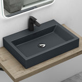 glasvilla Lavabo da Appoggio da Minerale Fuso Lavabo Bagno Sospeso Lavandino Bagno Rettangolare Colossum06