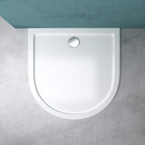 glasvilla Piatto Doccia in Acrilico Piatto Doccia Quadrato Altezza di 4CM, Faro4