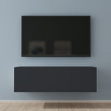 glasvilla Table TV Meuble TV Poignée Dissimulée avec Fermeture en Douceur Meuble Mural Bas pour Salon Fernsehschrank02