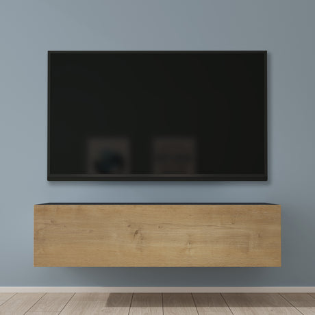 Glasvilla Design – Mueble TV suspendido con cierre suave y tirador oculto (Fernsehschrank02)