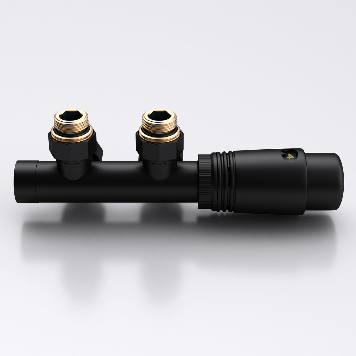 glasvilla Robinet de Radiateur avec Régulateur et Réglage de la Température de 6° à 28° Robinet Thermostatique