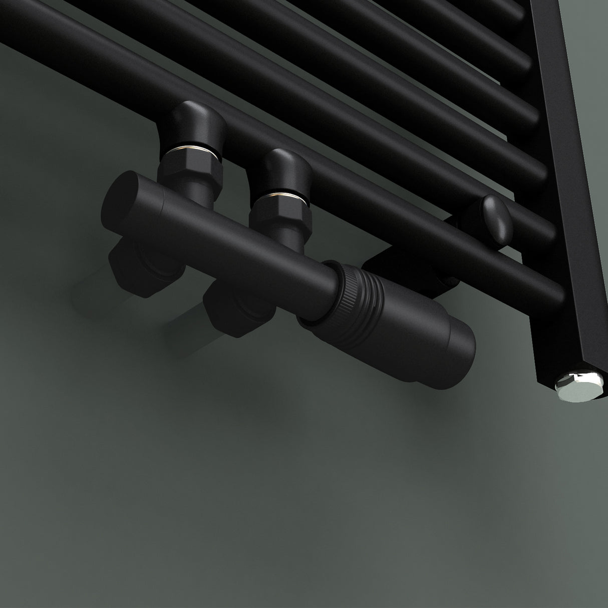 glasvilla Robinet de Radiateur avec Régulateur et Réglage de la Température de 6° à 28° Robinet Thermostatique