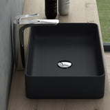 Vasque à poser Glasvilla, dimensions L x P x H : 59 x 38 x 13,5 cm, en céramique, Bruxelles 105D