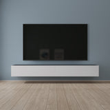 Glasvilla Design – Mueble TV suspendido con cierre suave y tirador oculto (Fernsehschrank02)
