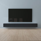 glasvilla Table TV Meuble TV Poignée Dissimulée avec Fermeture en Douceur Meuble Mural Bas pour Salon Fernsehschrank02