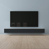 glasvilla Table TV Meuble TV Poignée Dissimulée avec Fermeture en Douceur Meuble Mural Bas pour Salon Fernsehschrank02