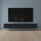 Glasvilla Design – Mueble TV suspendido con cierre suave y tirador oculto (Fernsehschrank02)
