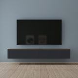 glasvilla Table TV Meuble TV Poignée Dissimulée avec Fermeture en Douceur Meuble Mural Bas pour Salon Fernsehschrank02