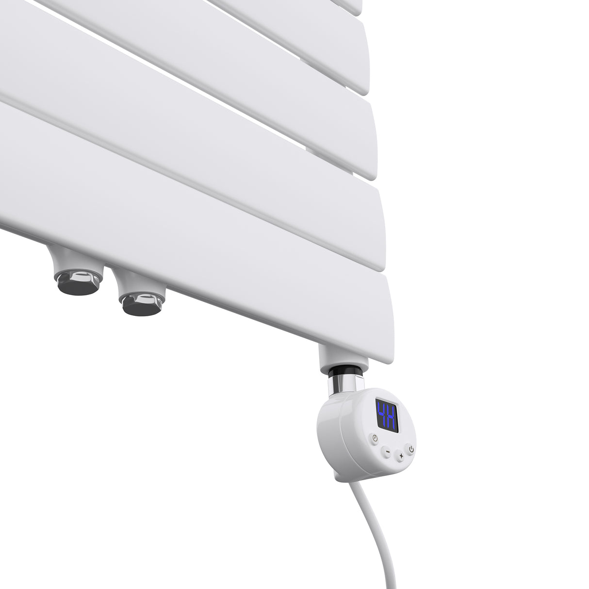 glasvilla Élément Chauffant avec Thermostat Électrique avec Écran LCD Cartouche Chauffante en Acier Inoxydable Élément Chauffant pour Radiateurs Sèche-Serviettes de Salle de Bain