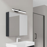 Meuble de salle de bain Glasvilla avec miroir et éclairage, meuble de salle de bain avec lampe miroir, éclairage miroir rotatif à 180°, lampe de salle de bain LED Luxaris