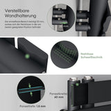 glasvilla Badheizkörper Elektrisch Seitenanschluss Handtuchheizkörper Handtuchhalter Handtuchwärmer Badheizung FN mit Heizstab 02