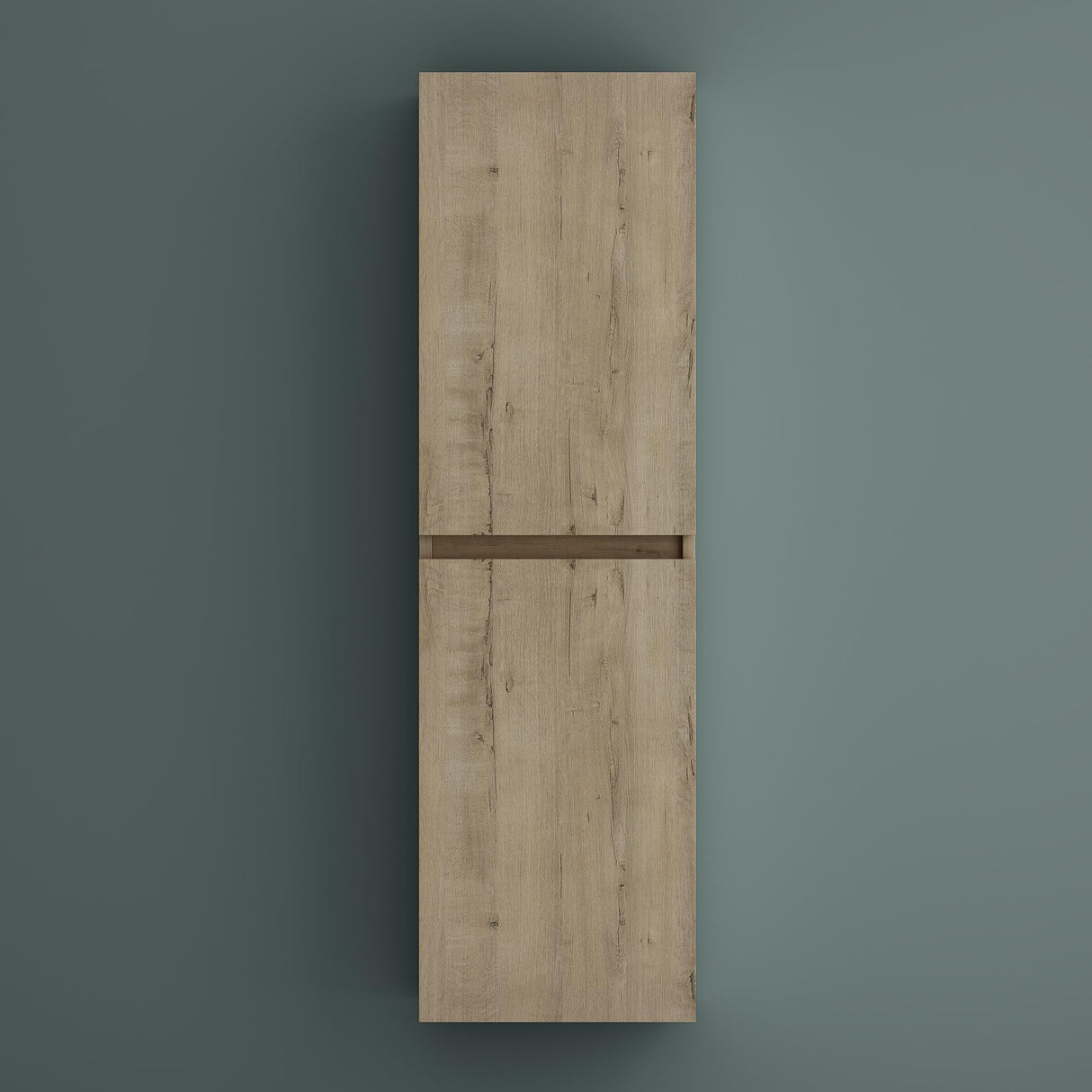 glasvilla Armoire Latérale de Salle de Bain avec 2 Portes et 4 Compartiments Étagère de Salle de Bain Armoire Polyvalente Armoire de Salle de Bain LTH 35x20x120 cm Verona