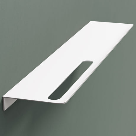 Estante de Ducha Glasvilla Reglo-06 Aluminio Premium 2-en-1 con Toallero (Atornillable o Adhesivo)